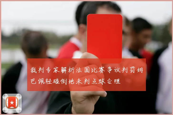 裁判专家解析法国比赛争议判罚姆巴佩轻碰倒地未判点球合理